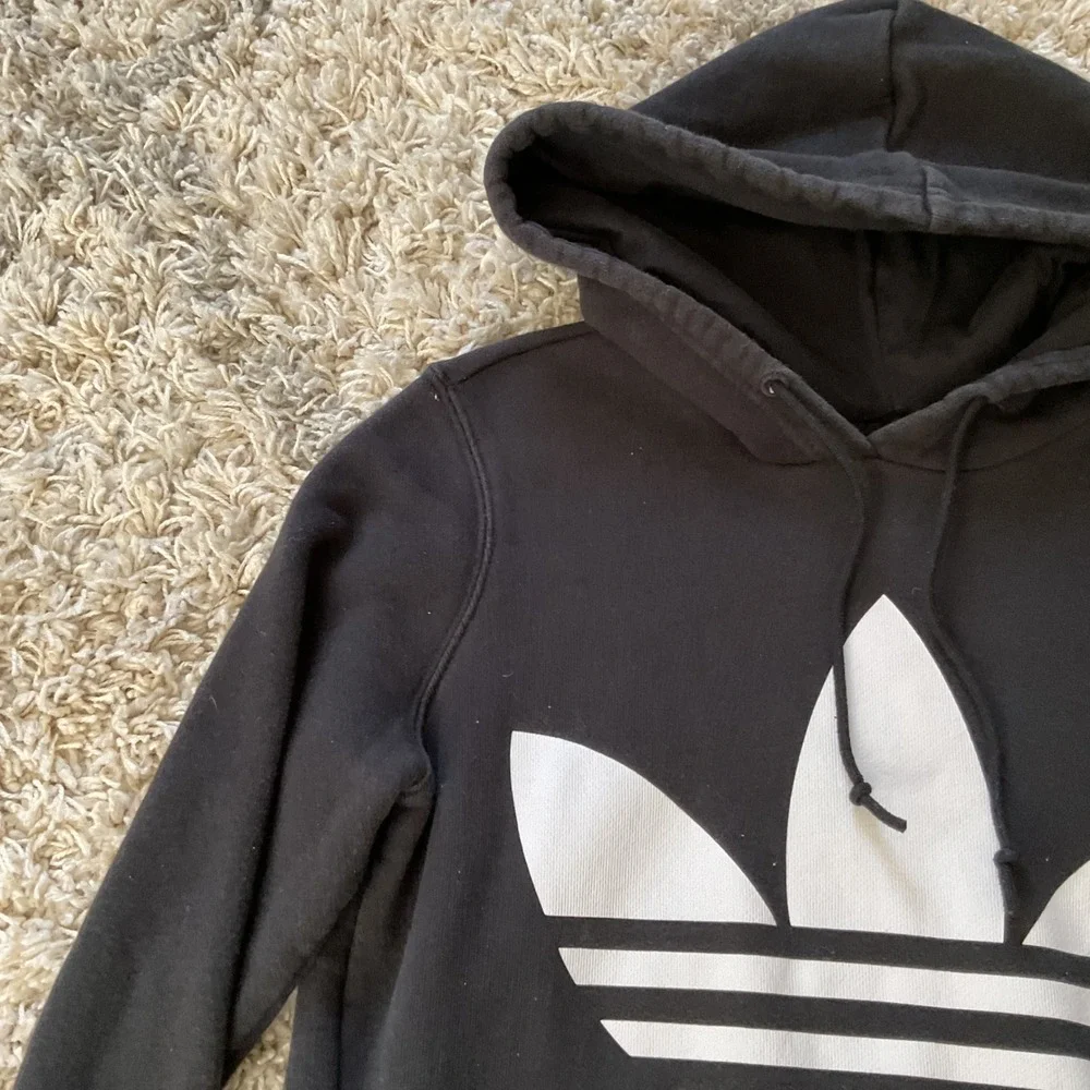 Adidas Trefoil Pullover‎ Hooded Sweatshirt Size S